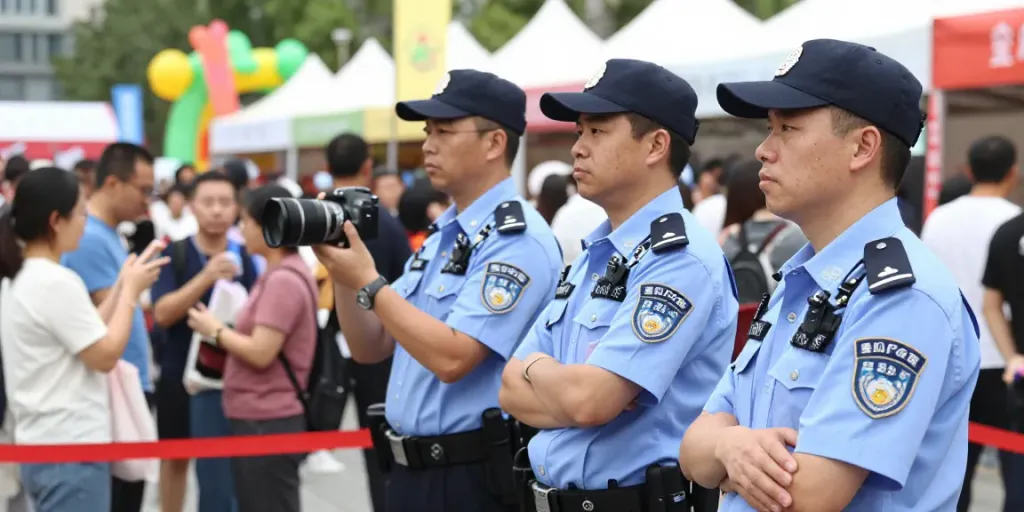 Trusted Security Guards keeping a secure environment at a community event.